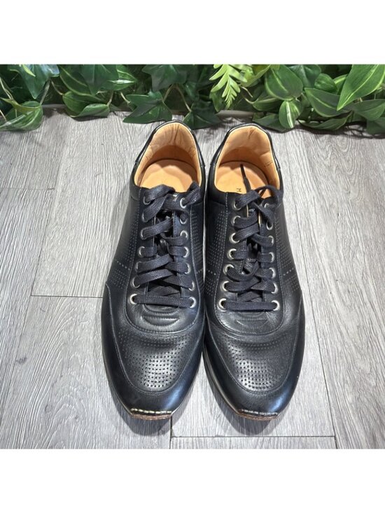 MAGNANNI Pueblo Black Low Top Leather Lace-Up Men\'s Size 9 M Sneakers main image 10